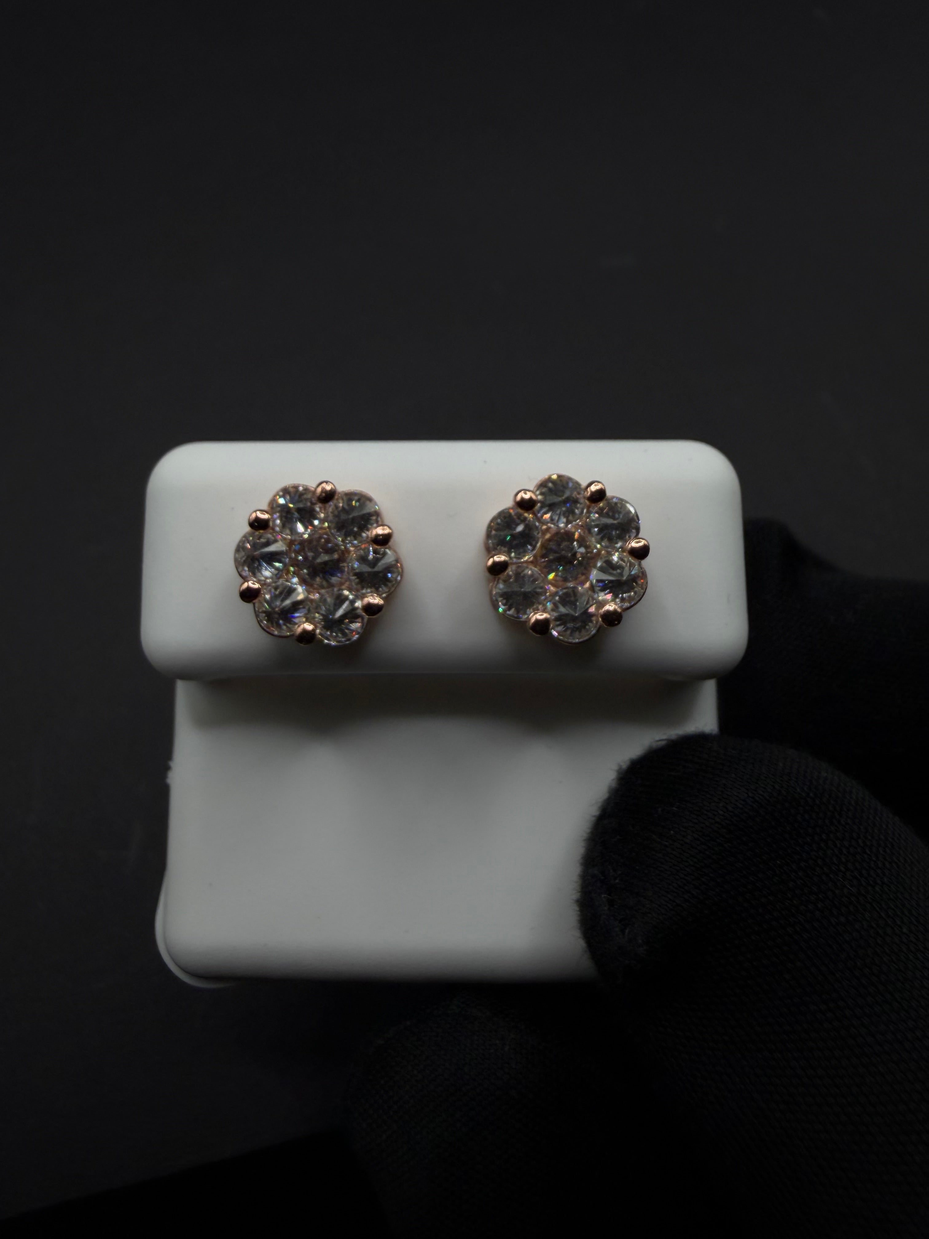 Rose Gold HoneyComb Earring's