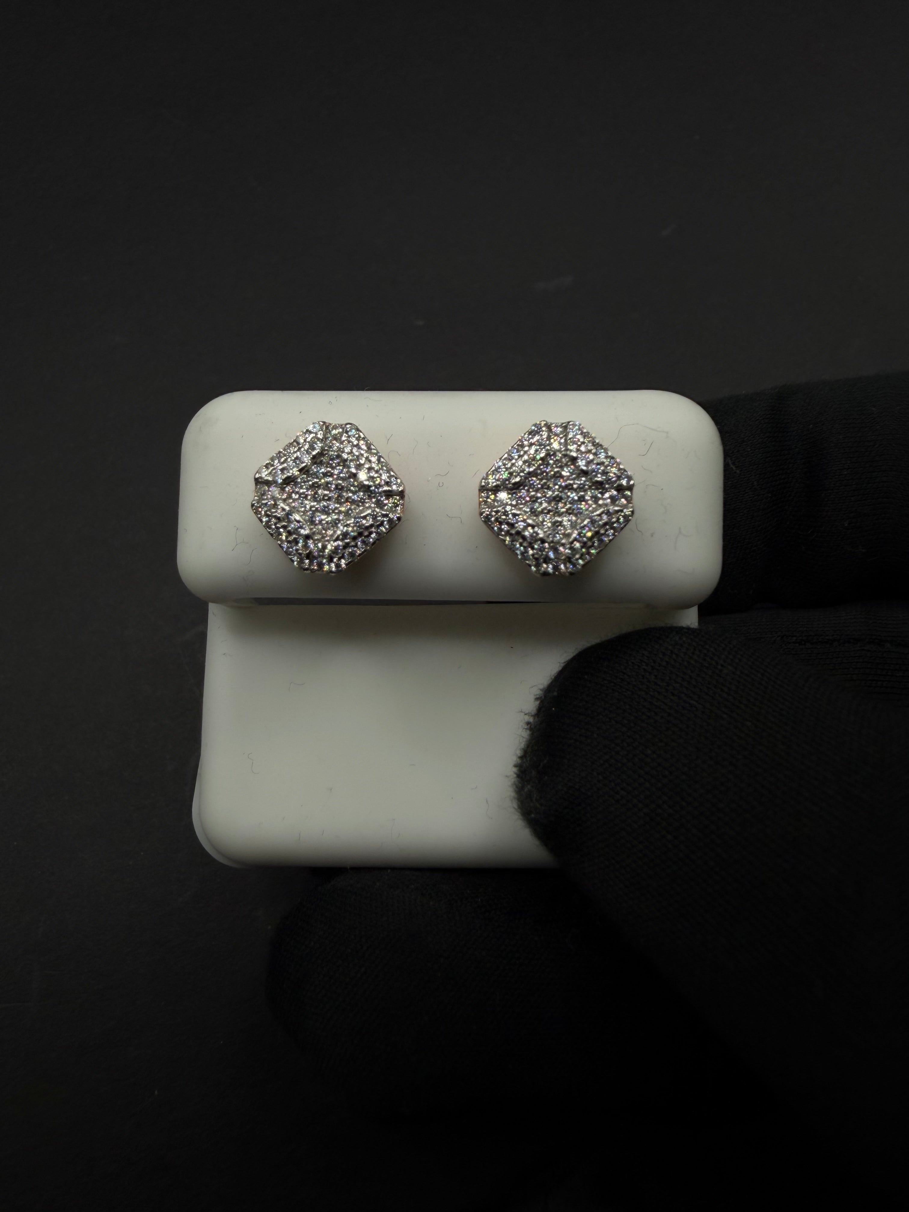 Rose Gold Square Earring's
