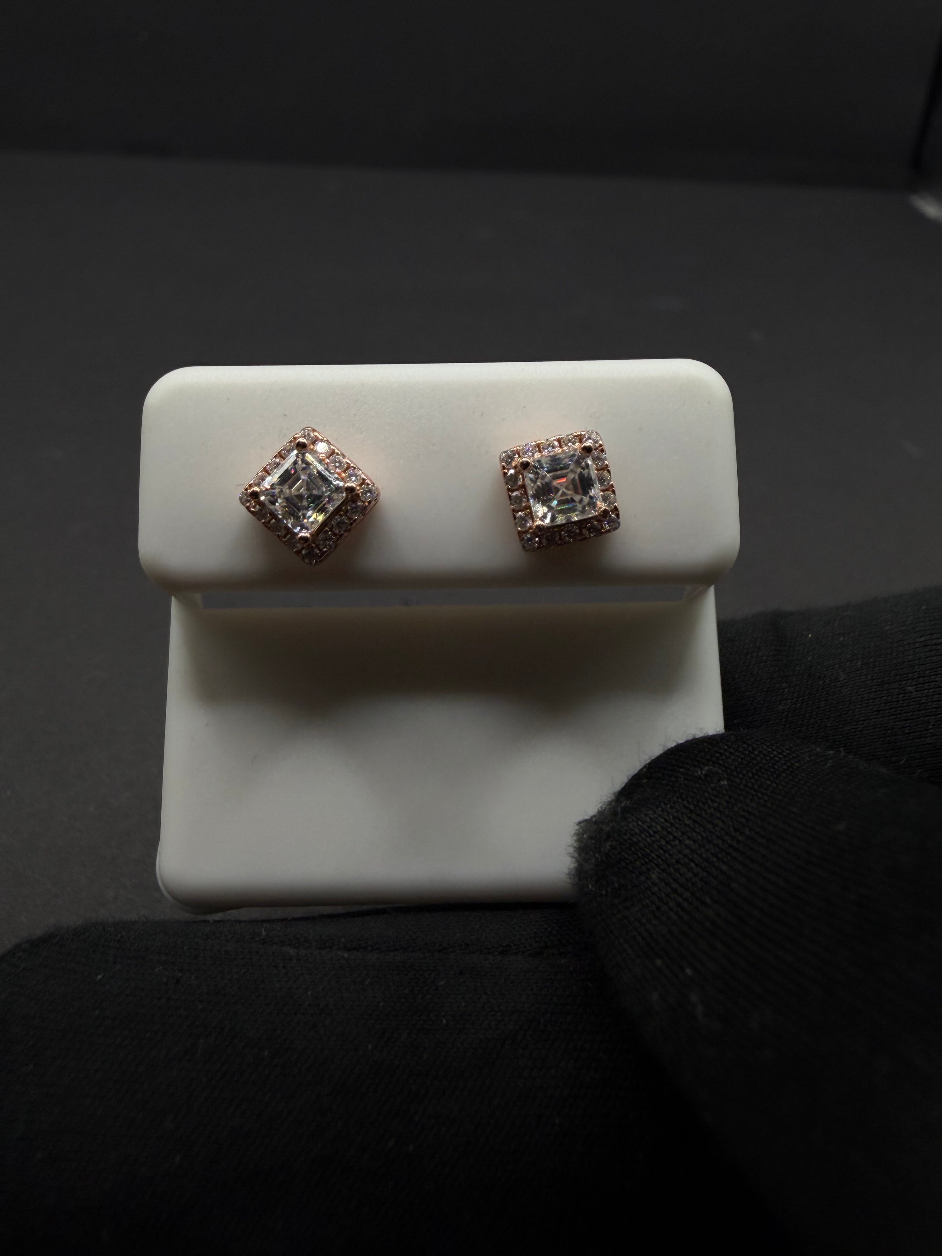 Rose Gold Square Shape Earring's