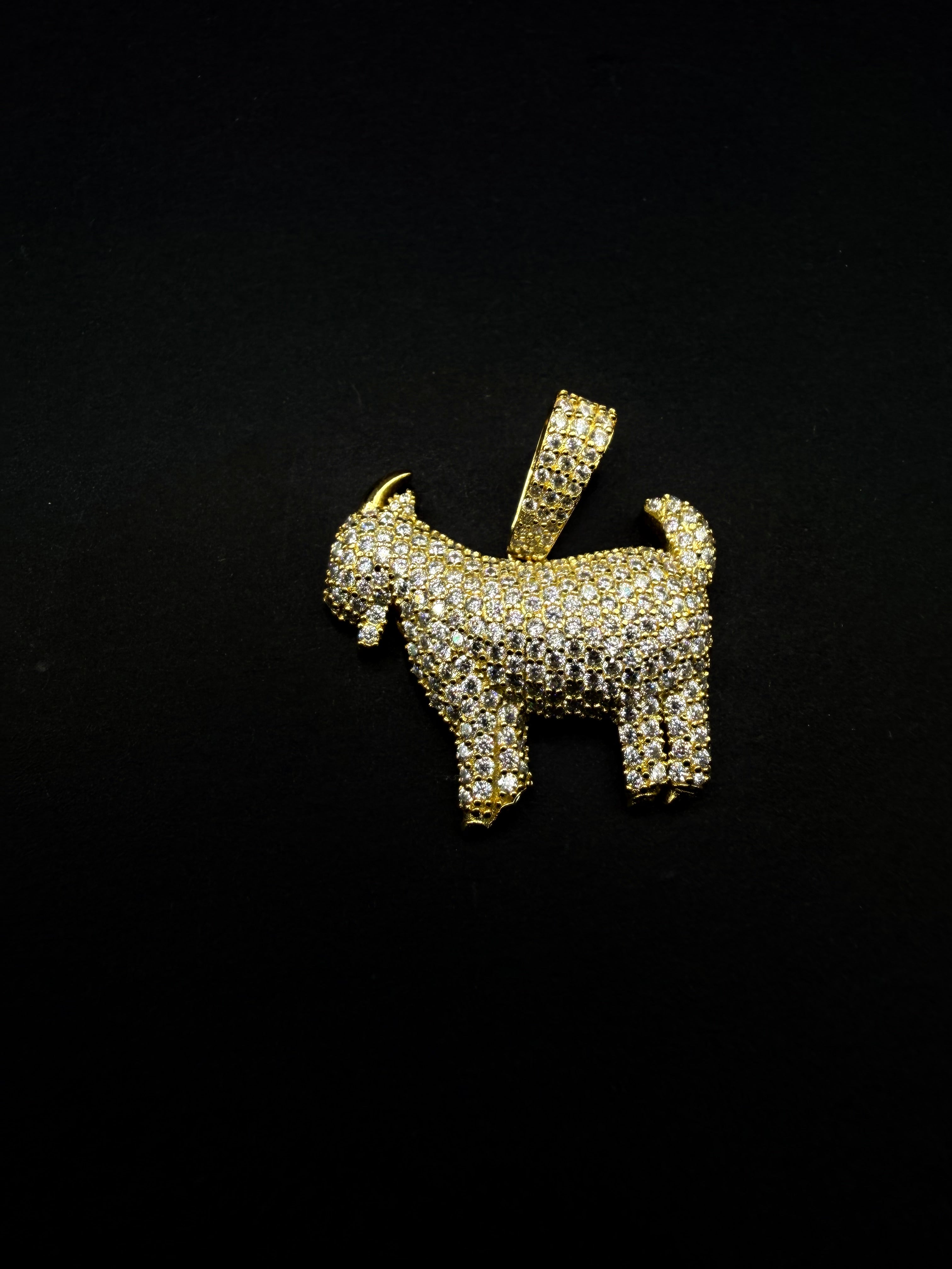 Gold Goat Pendant