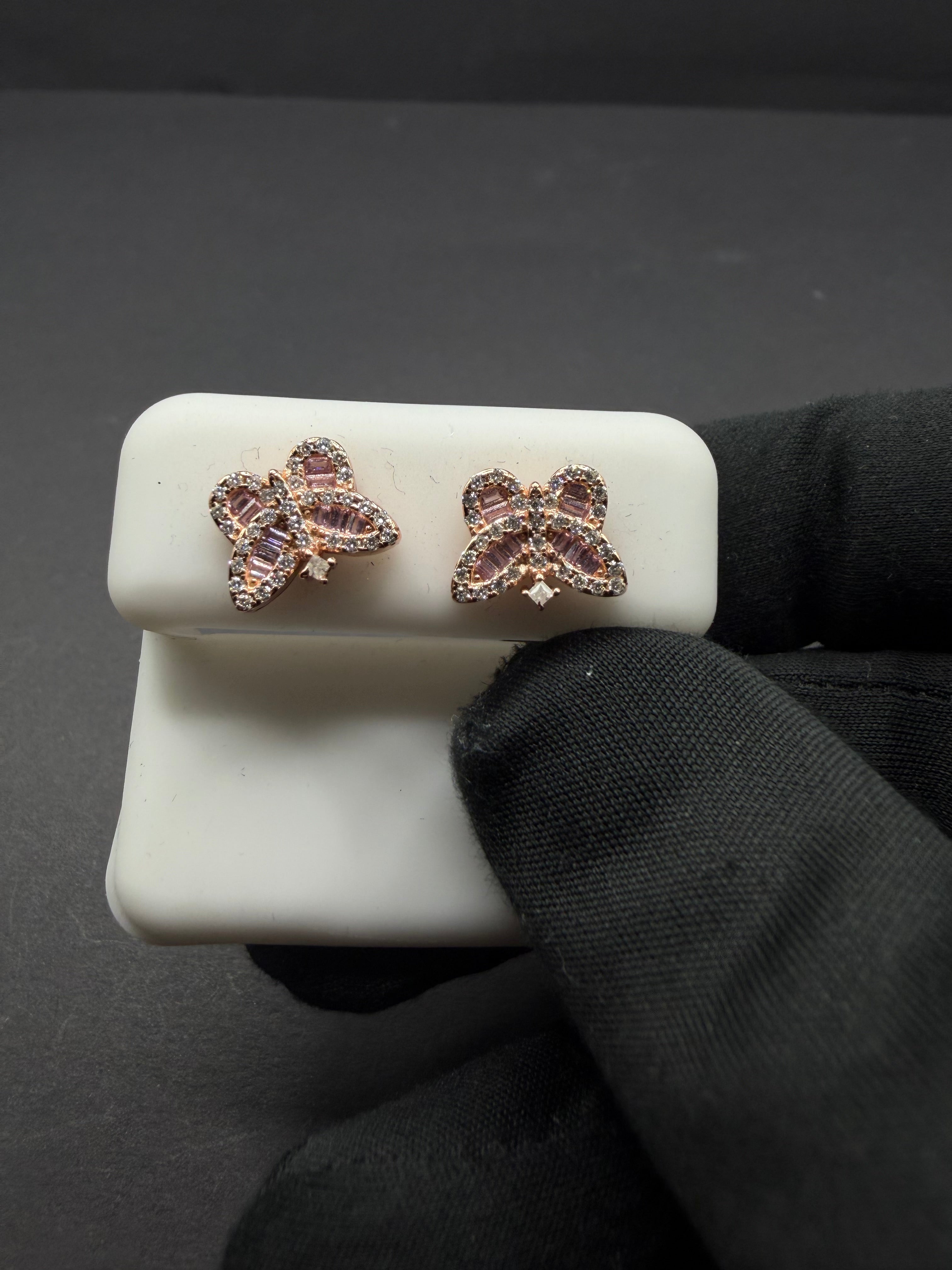 Rose Gold Butterfly Earring's