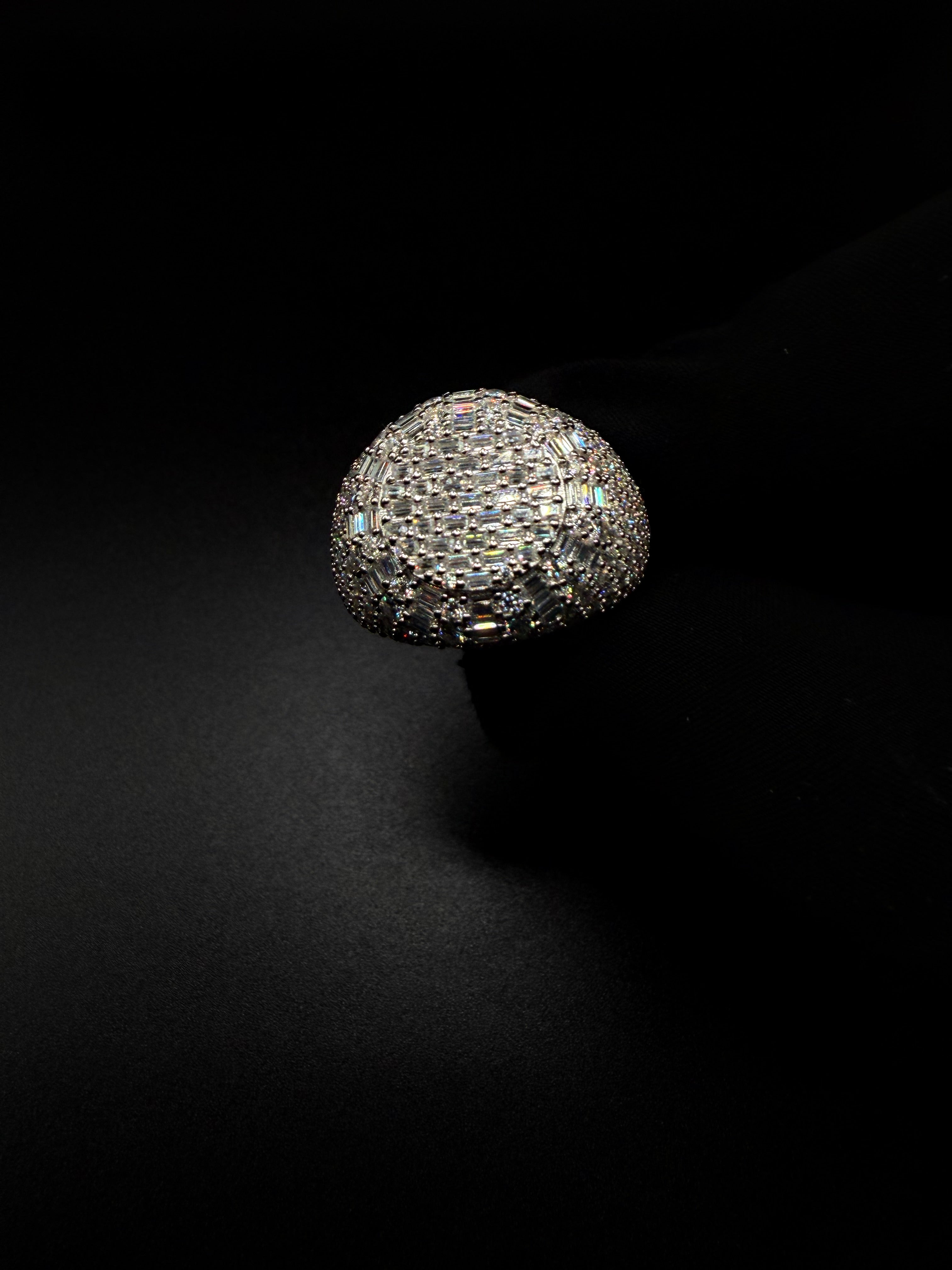 Silver Dome Men's Ring