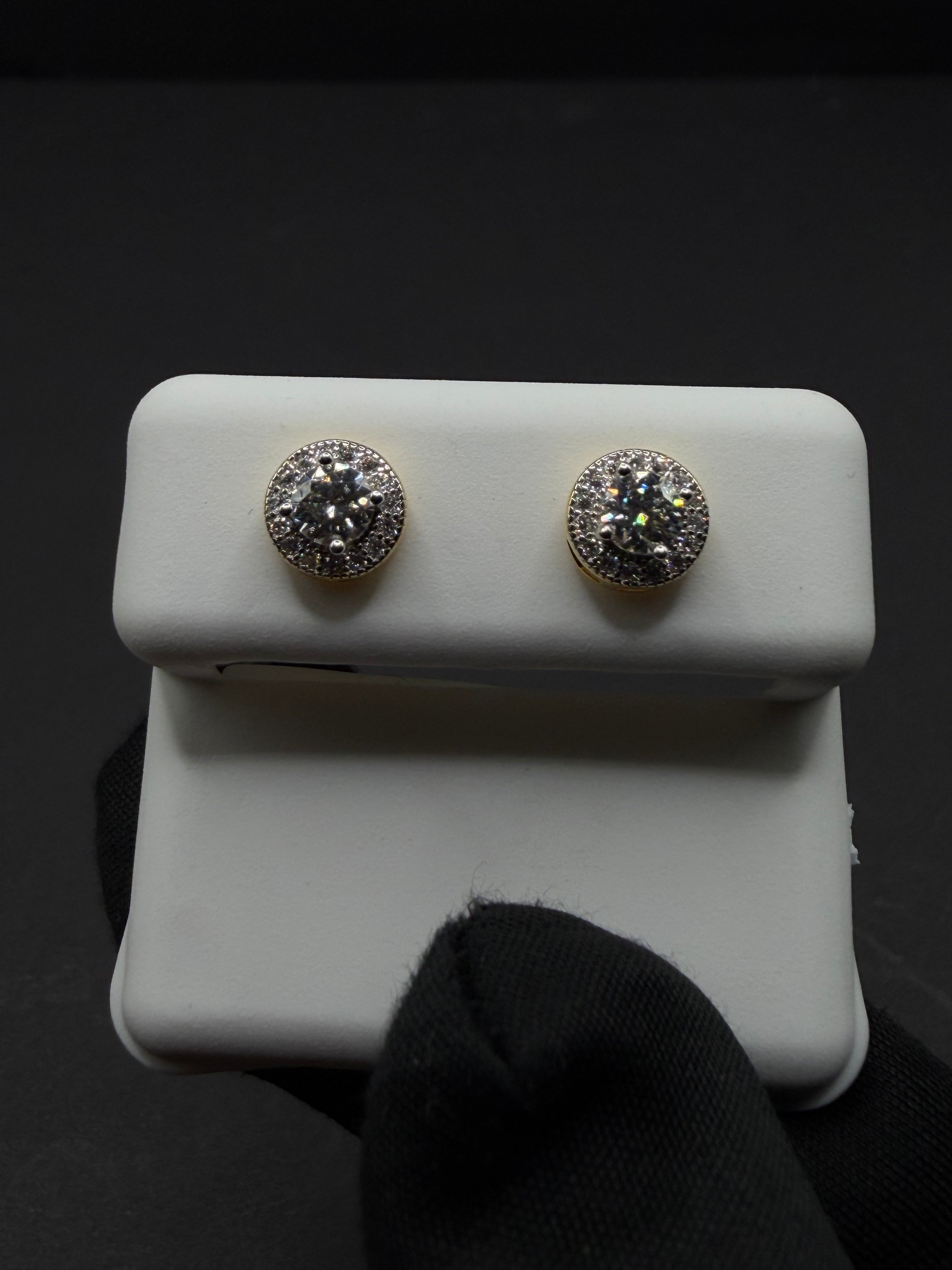 Gold Circle Earring's