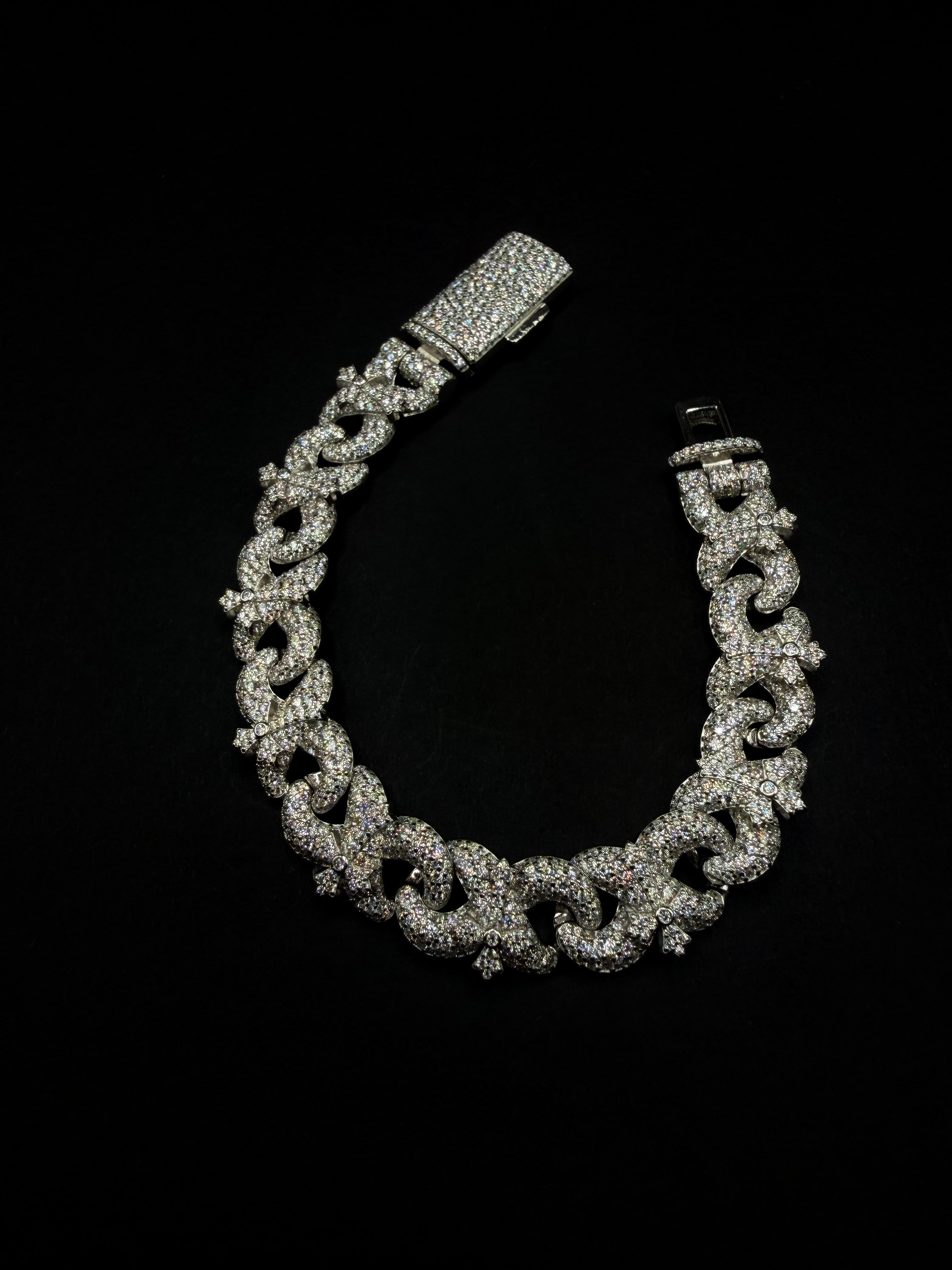 14mm Custom Cross Cuban Bracelet
