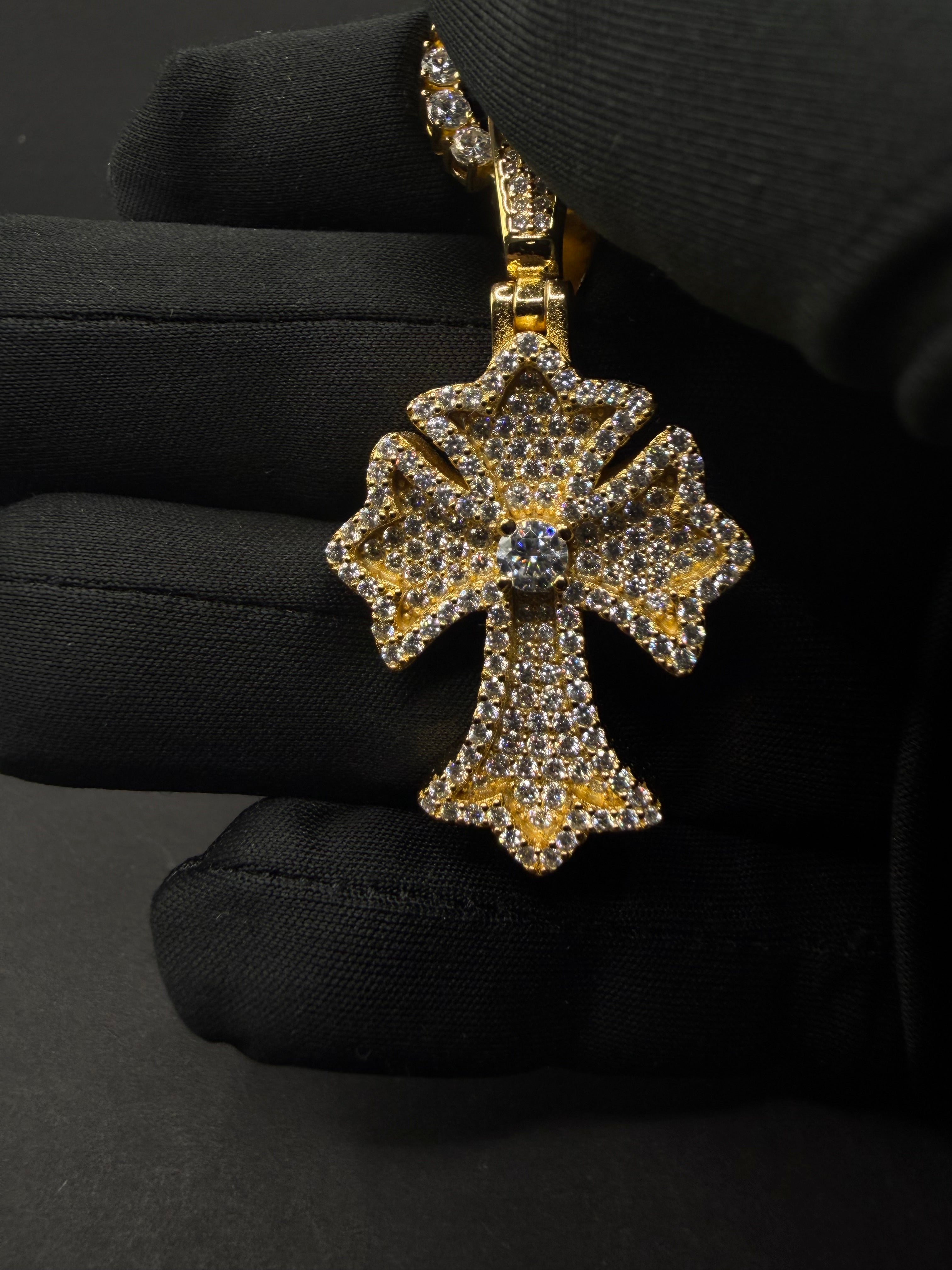 Gold Cross Pendant