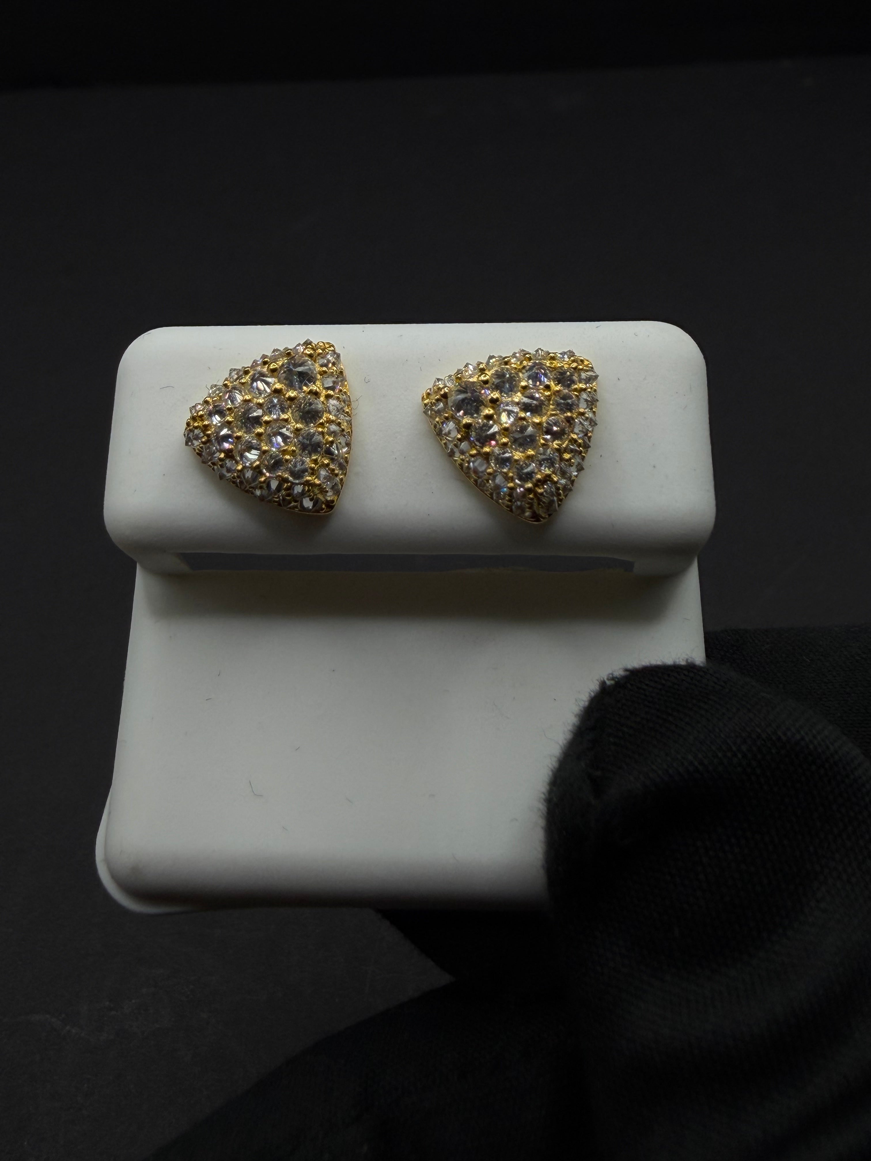 Gold Triangle  Earring's