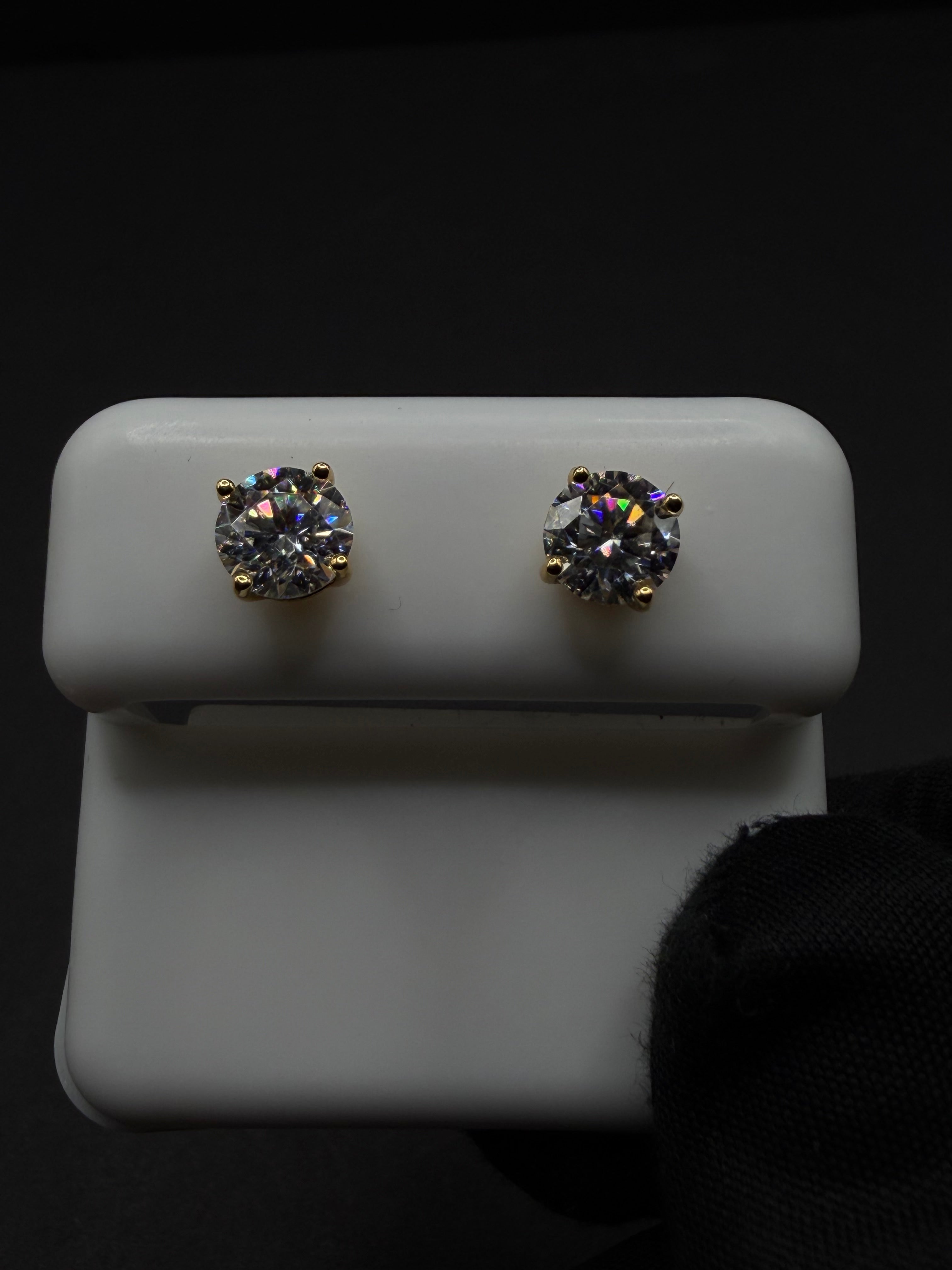 Gold Circle Medium Sized Earring's