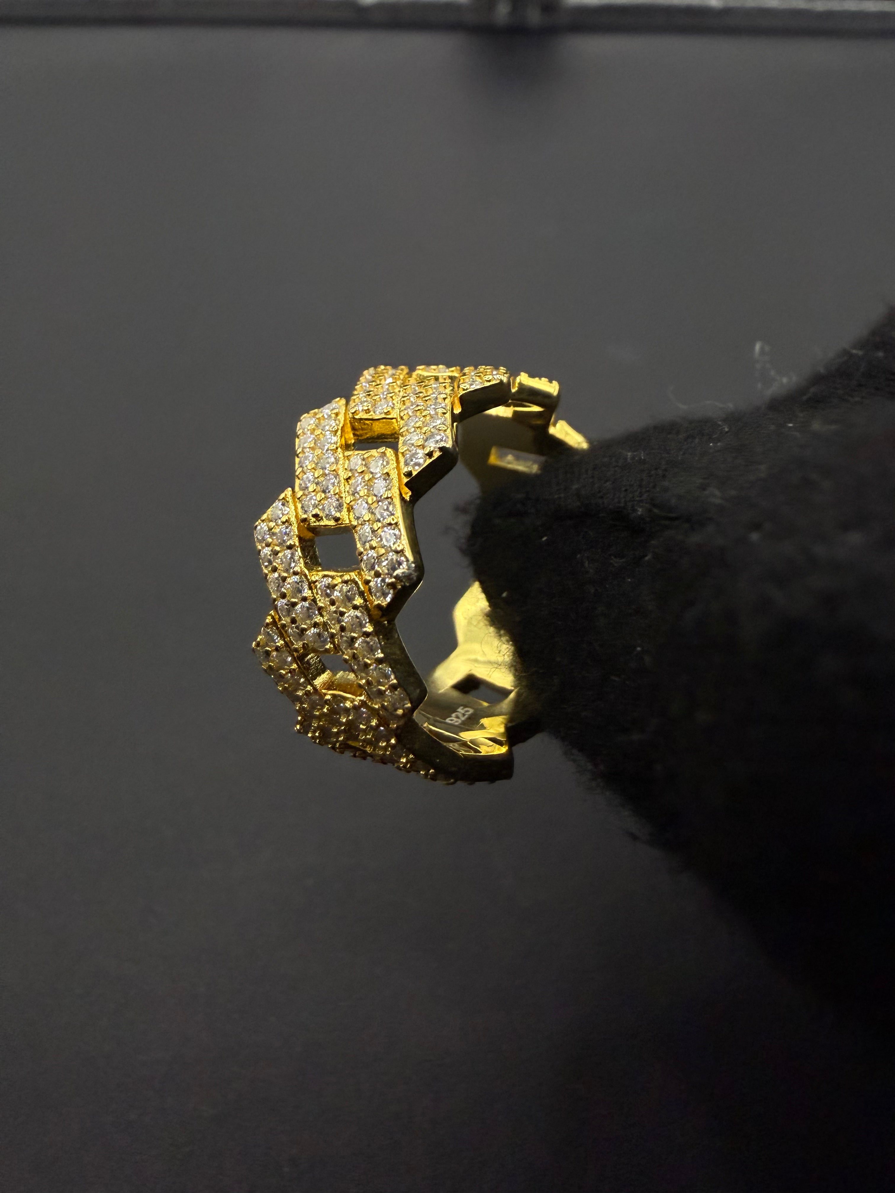 Gold Cuban Ring